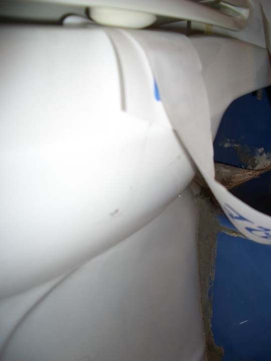 Seitenansicht der Toilette Hotel Nesrine