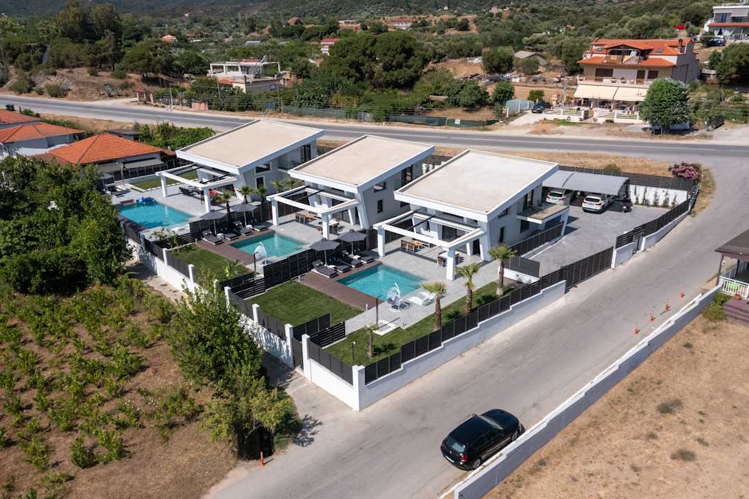 Außenansicht MySarti Villas Halkidiki