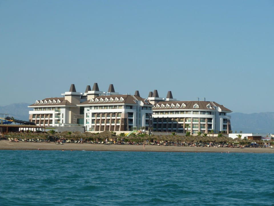 Blick vom Meer. Sherwood Dreams Resort