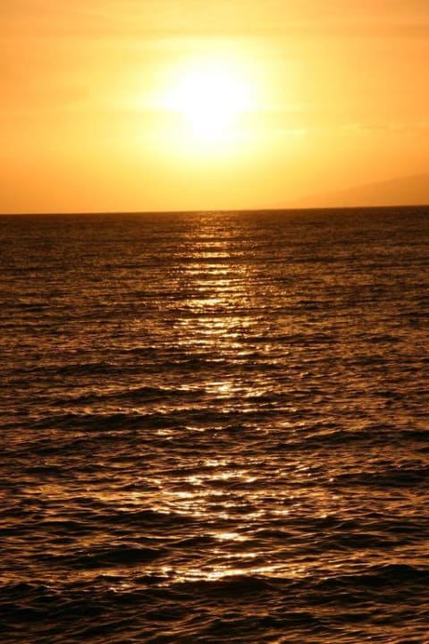 Sonnenuntergang am Strand Alexandre Hotel Gala