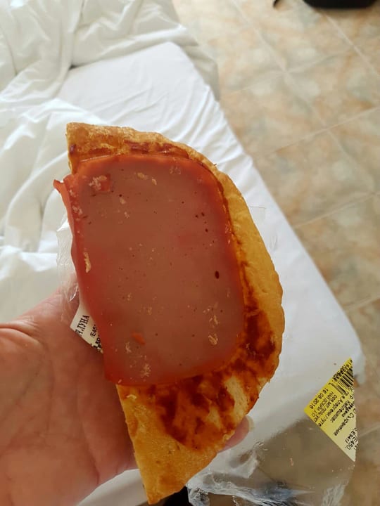 Sandwitch bei Ankunft  Hotel Glarus Beach