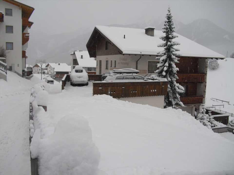 Winterliche Ansicht  Ferienwohnungen am Matinesweg, Serfaus