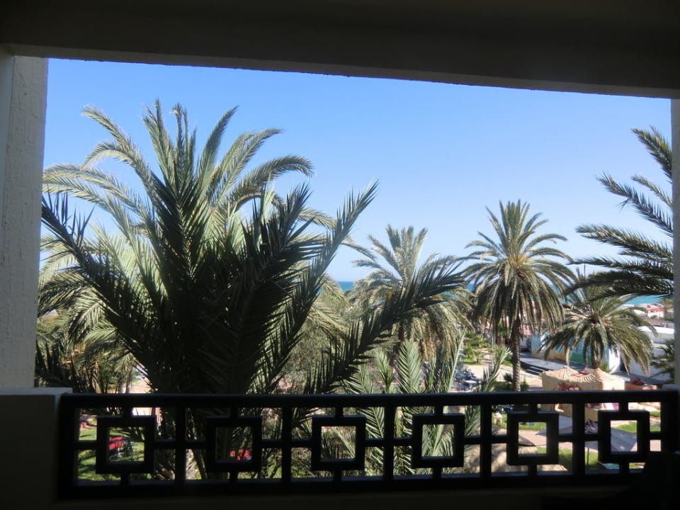 Blick von meinem Balkon Hotel Paradis Palace