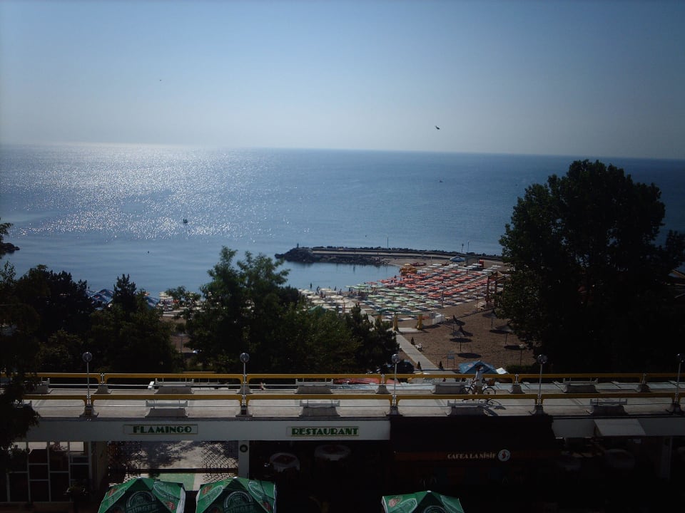 Zimmerblick bzw. Balkonblick Hotel Amfiteatru