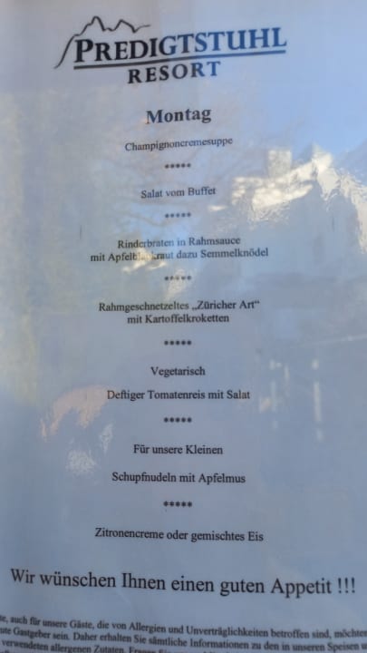 Gastro Predigtstuhl Resort