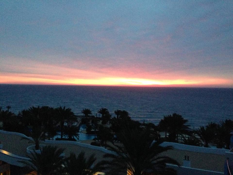 Sonnenaufgang vom Wohnzimmer aus R2 Pajara Beach
