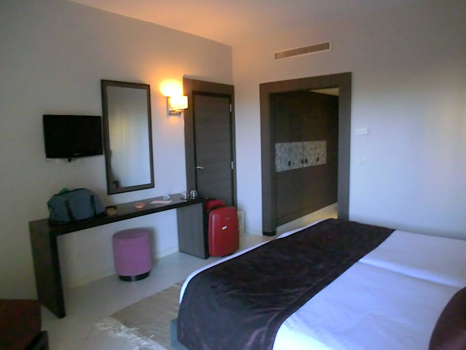 Blick vom Balkon Hotel Rosa Beach