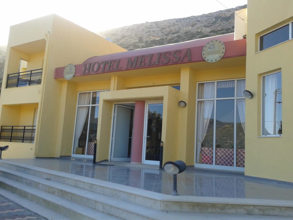 Hoteleingang Hotel Melissa
