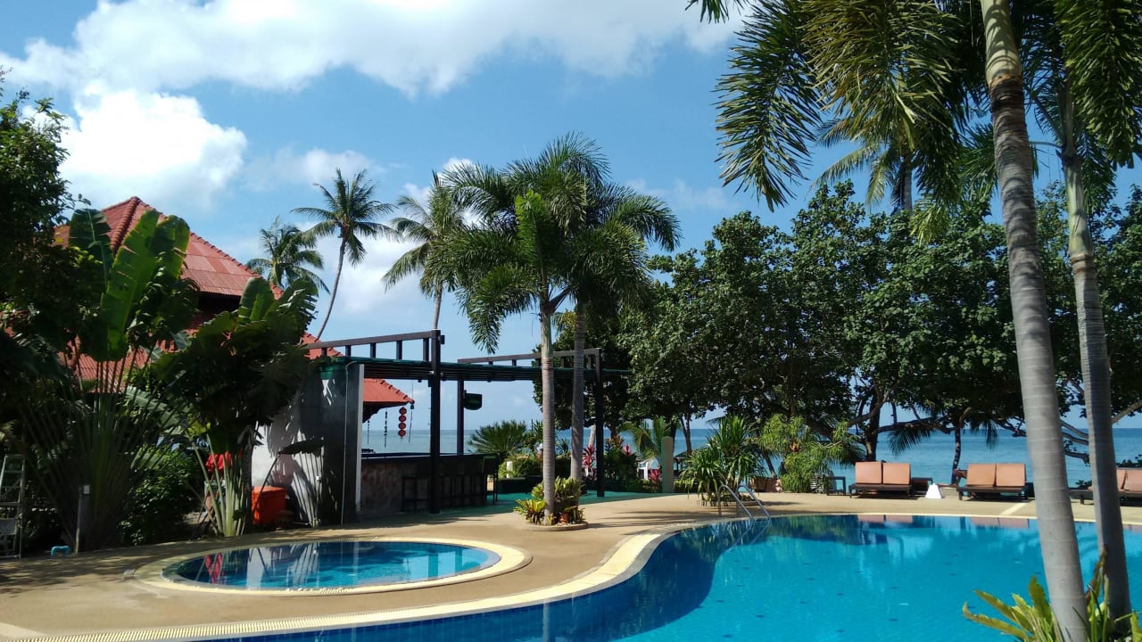 Pool mit Whirlpool Long Bay Resort Koh Phangan