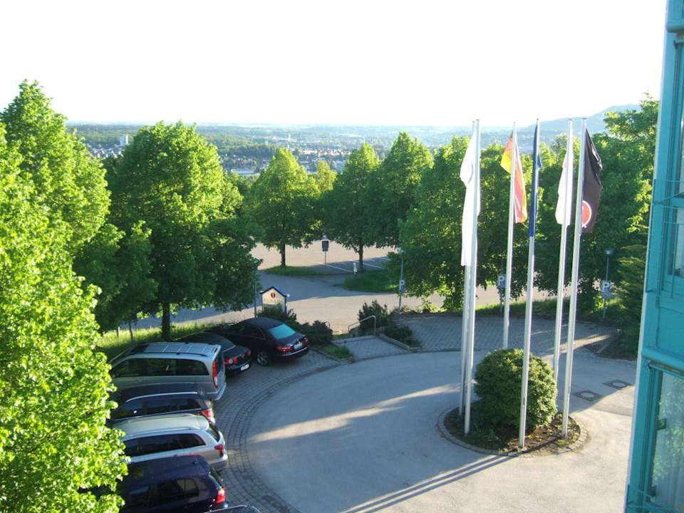 Blick nach Aalen H+ Hotel Limes Thermen Aalen