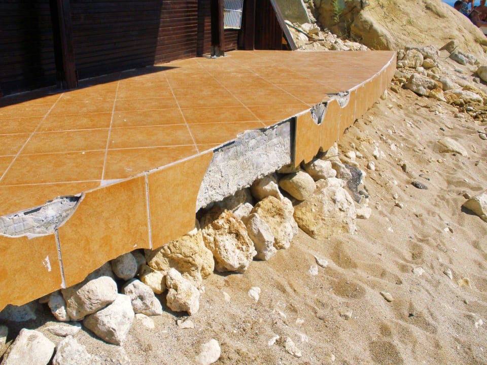 Terrasse der Strandbar SPA Hotel Sirius Beach