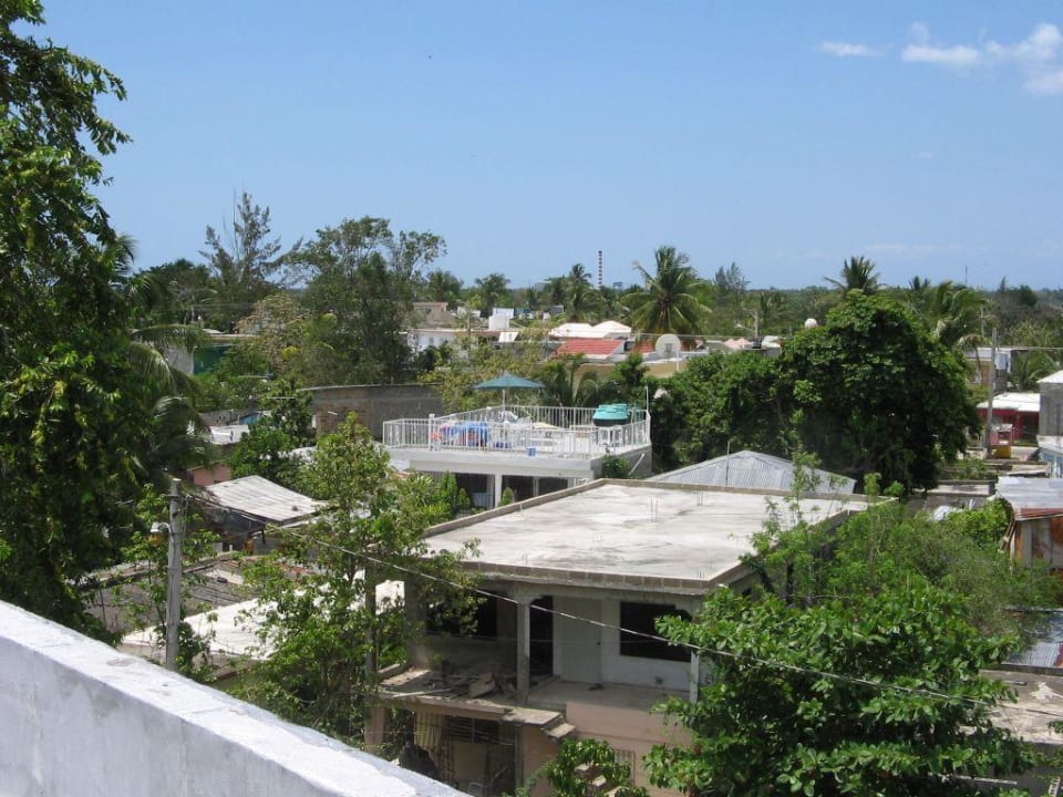 Blick vom hoteldach auf Boca Chica BelleVue Dominican Bay