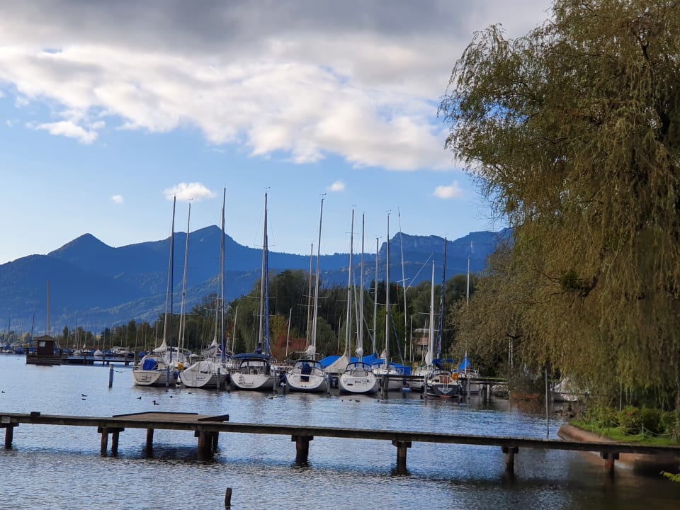 Ausblick Yachthotel Chiemsee