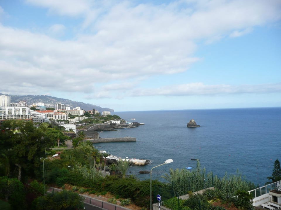 Blick vom Balkon Hotel Baia Azul