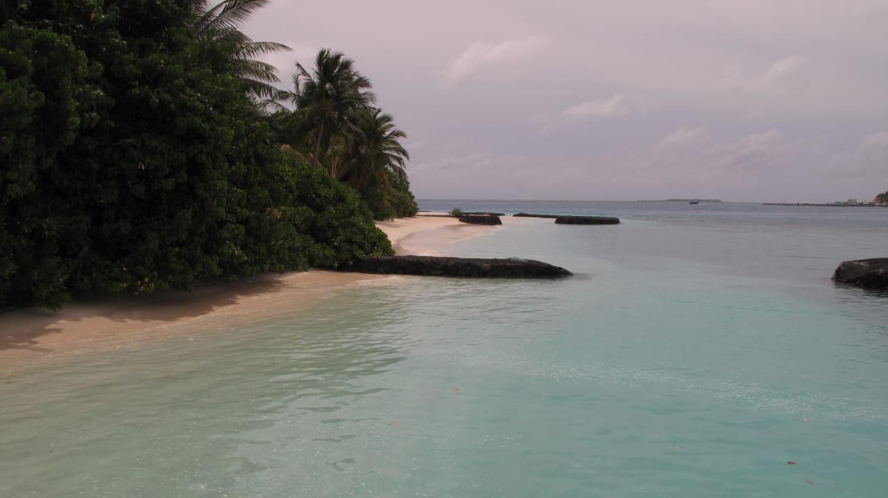 Richtung Sandbar Kuramathi Maldives