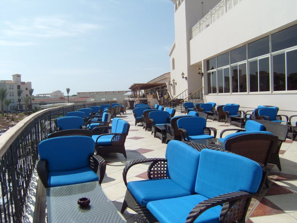 Terrasse Cocktailbar. Am Tag zu heiß; Abends g.... Pickalbatros Dana Beach Resort - Hurghada