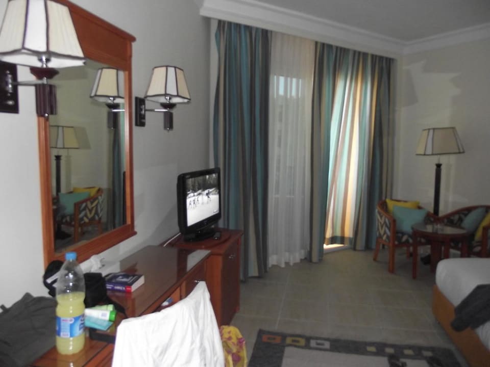 Blick zum Balkon Amwaj Beach Club Abu Soma Resort