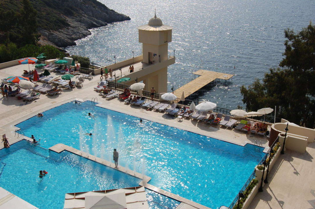 Blick von oben Ladonia Hotels Adakule