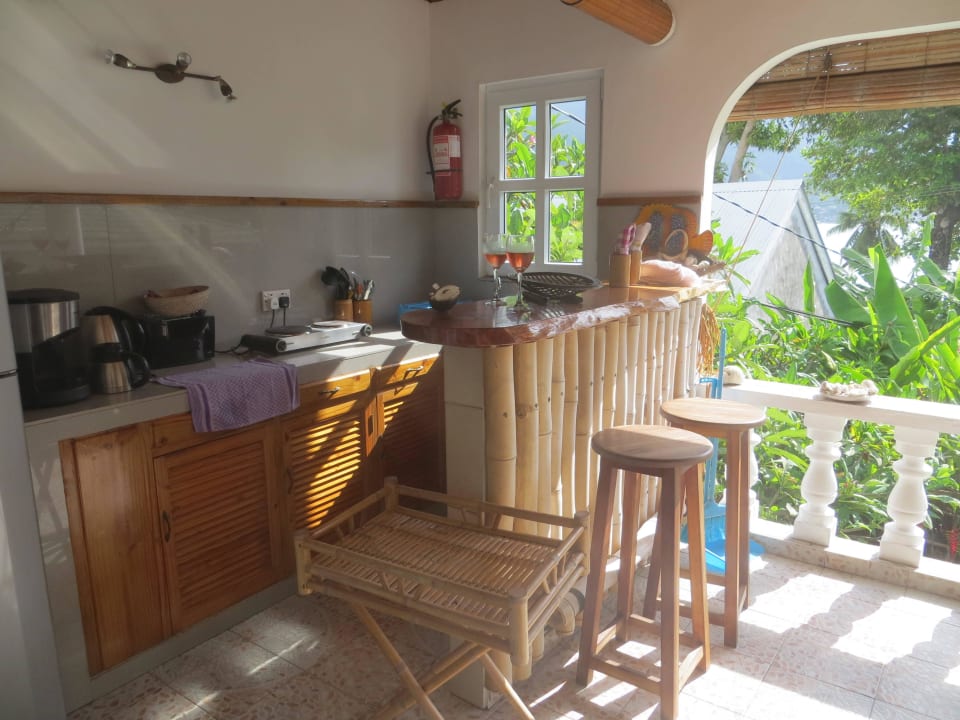 Küche Fantail Haus & Apartments Beau Bamboo