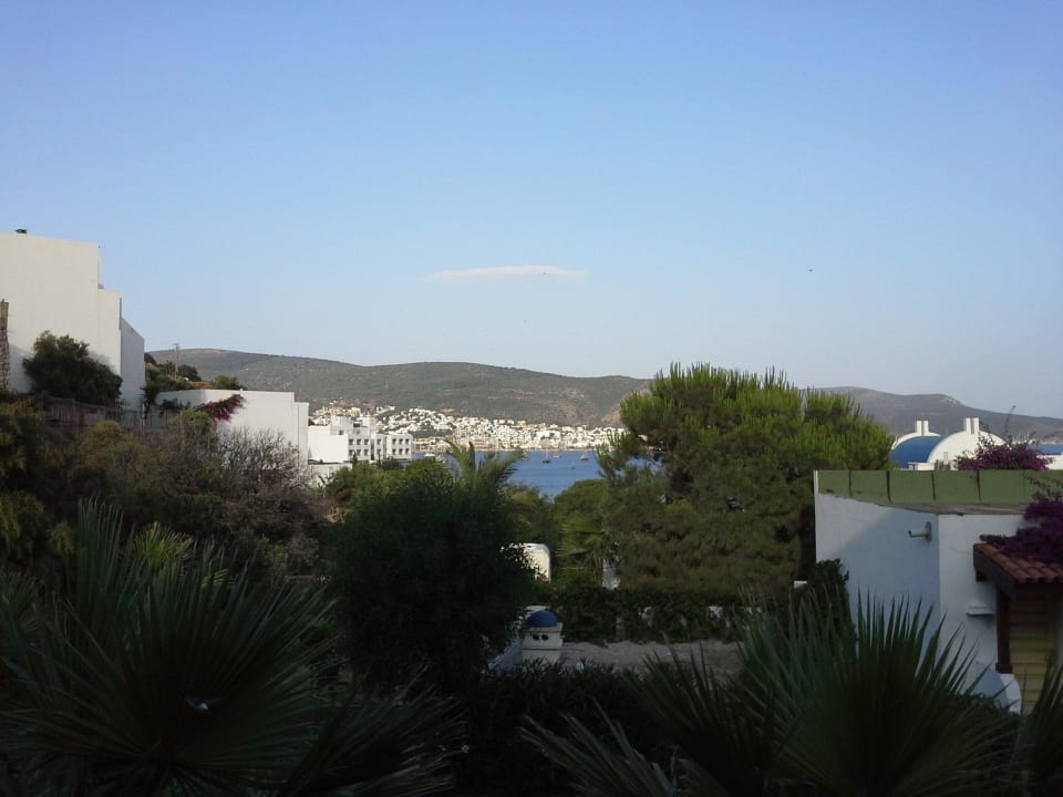 Vanop het terras genomen Salmakis Resort & Spa