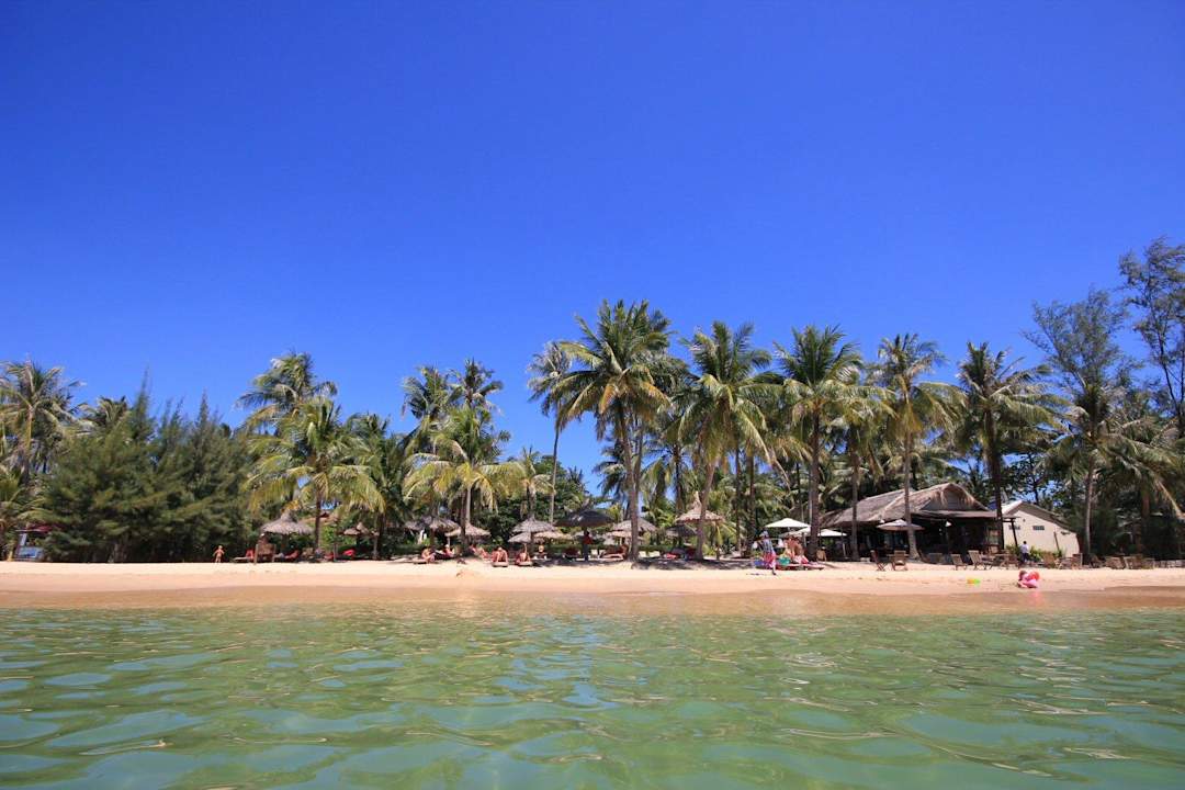 Blick vom Meer aus Hotel Mai House Resort
