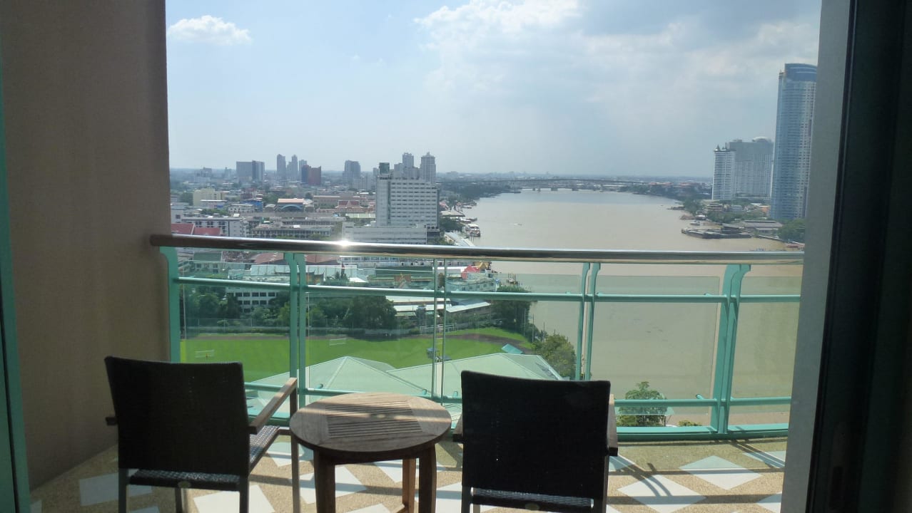 Ausblick vom Zimmer Chatrium Hotel Riverside Bangkok