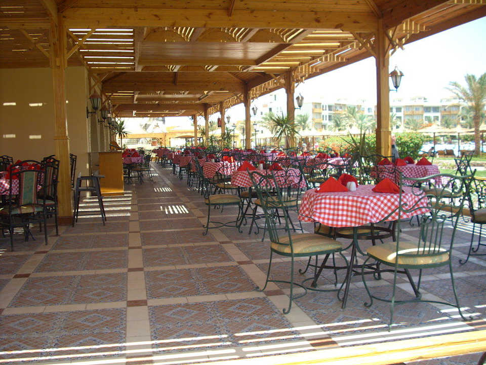 Terrasse vom Don Camello Pickalbatros Dana Beach Resort - Hurghada