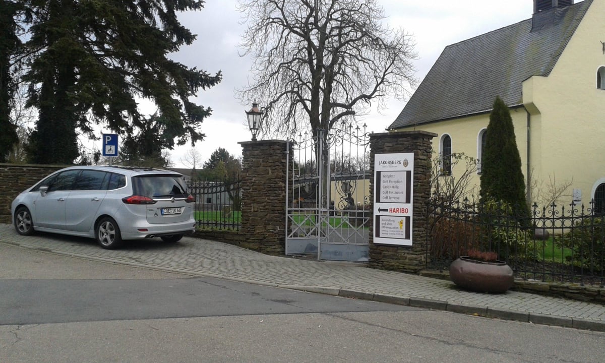 Behindertenparkplatz Hotel Klostergut Jakobsberg