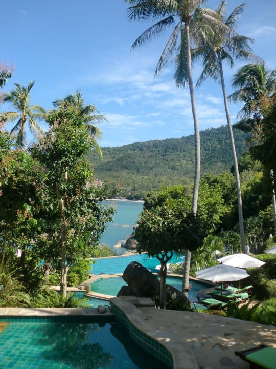 Pool mit Blick aufs Meer Panviman Resort Koh Phangan
