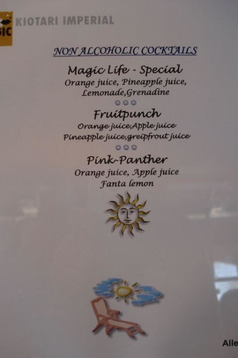 Kindercocktails Lindos Imperial Resort & Spa