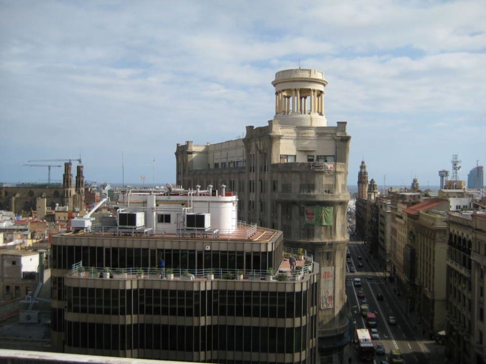 Blick von der Dachterrasse Hotel H10 Montcada