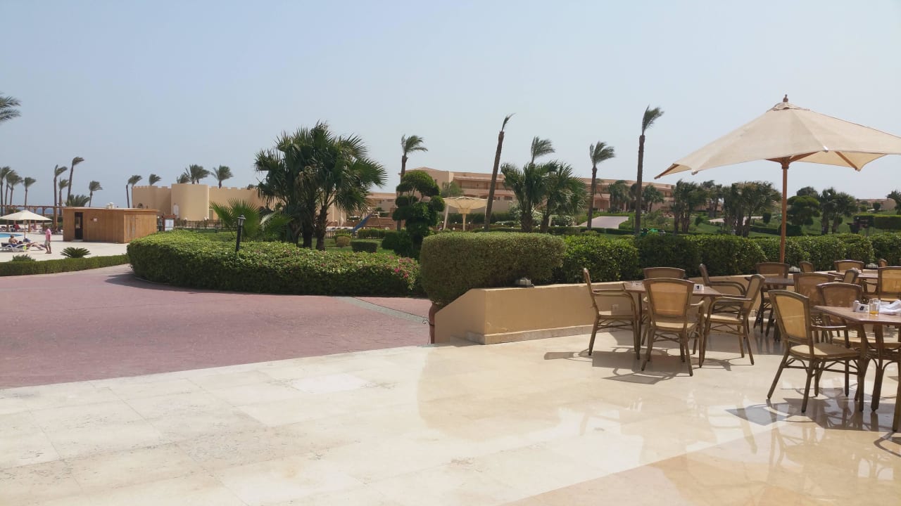 Blick aus dem Speisesaal Cleopatra Luxury Resort Makadi Bay