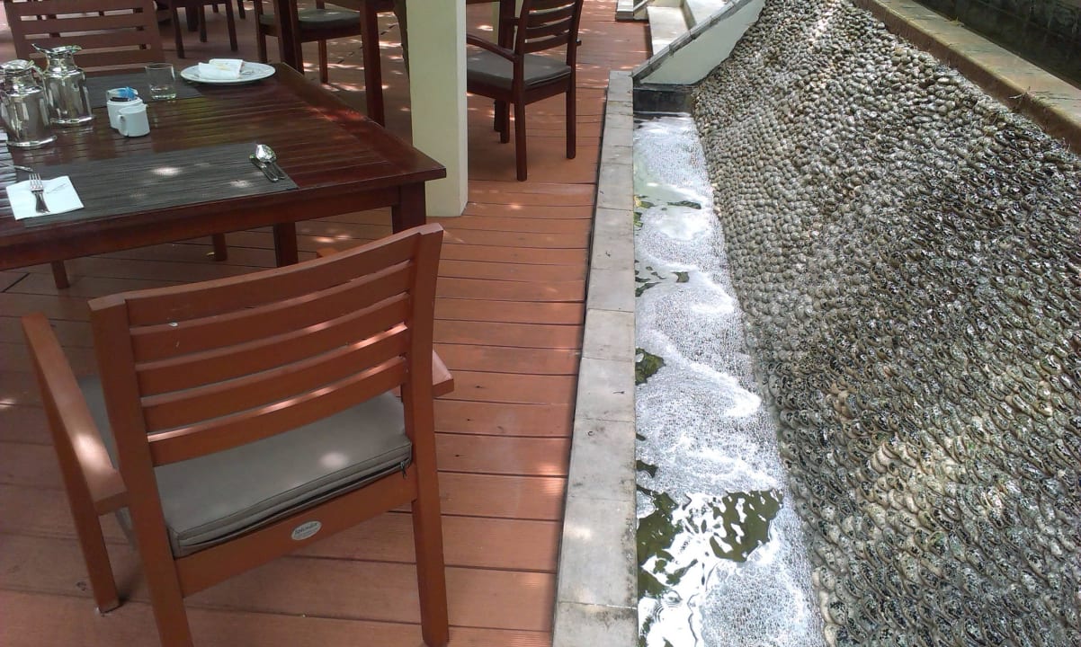 Stinkende Bachläufe im Frühstücksbereich Centara Grand Beach Resort & Villas Krabi