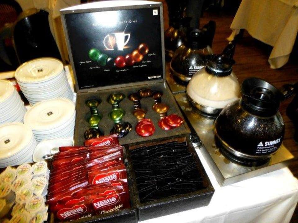Auch Nespresso gehört zum Angebot Hotel Lisboa Plaza
