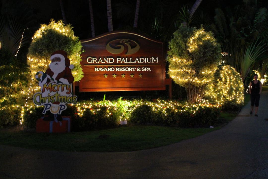 Weihnachtliche Festbeleuchtung Grand Palladium Select Bávaro Resort & Spa