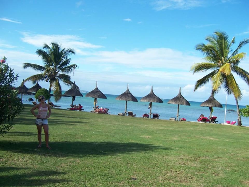 Blick zur kleinen Lagune LUX* Grand Gaube Resort & Villas