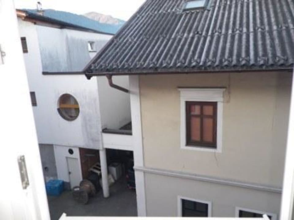 Zimmerausblick Gasthof Wildschönauer Bahnhof