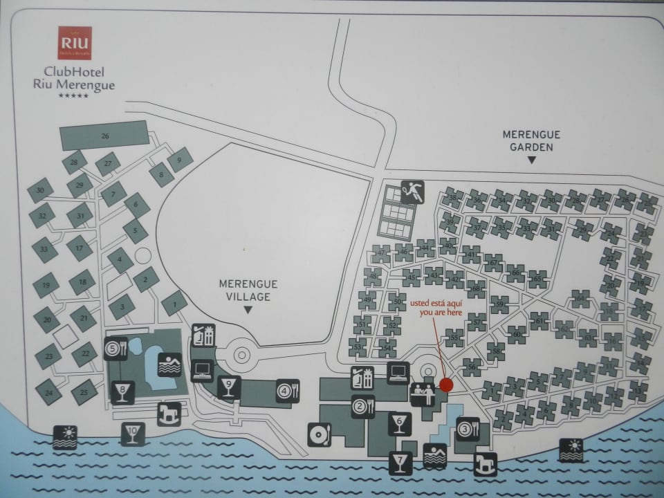 Lageplan Playabachata Hotel