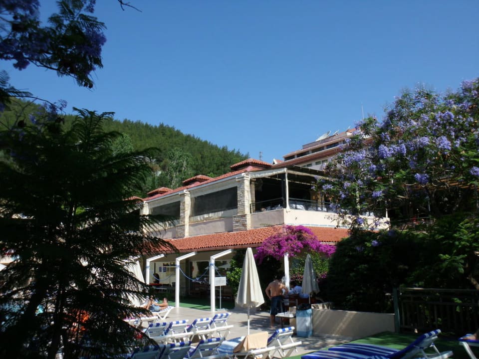 Außenterrasse des Buffet - Restaurants Labranda Mares Marmaris