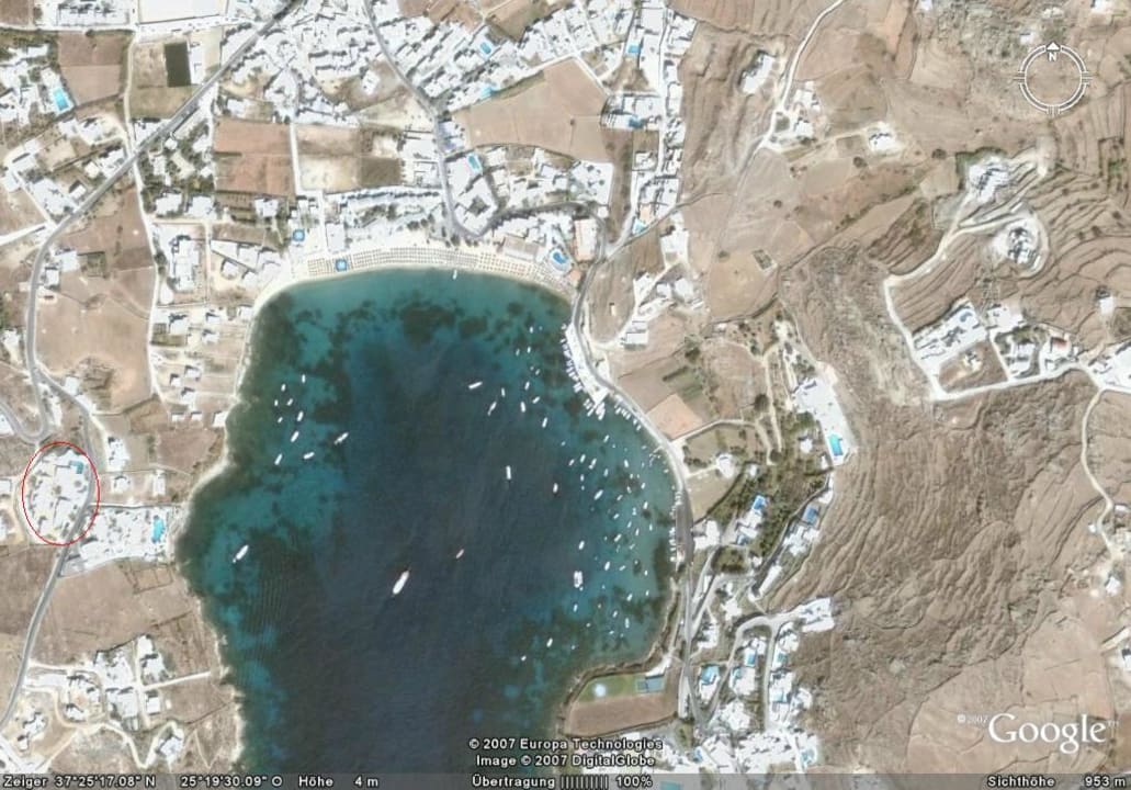 Lage des Hotels Hotel Dorion