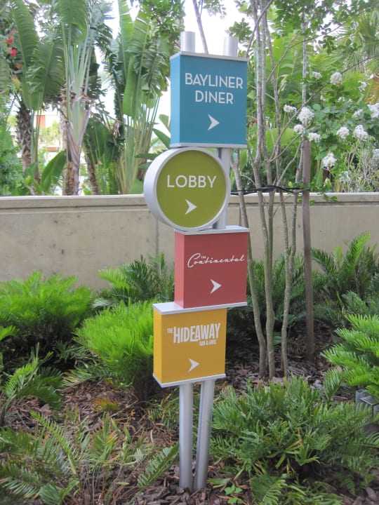 Wegweiser Universal's Cabana Bay Beach Resort