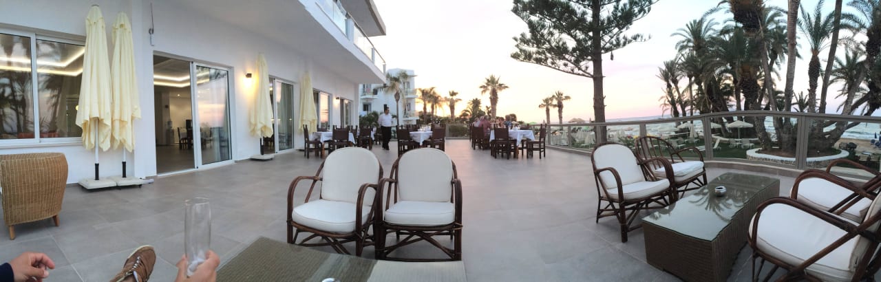 Terrasse Zeus Hotels Palm Beach