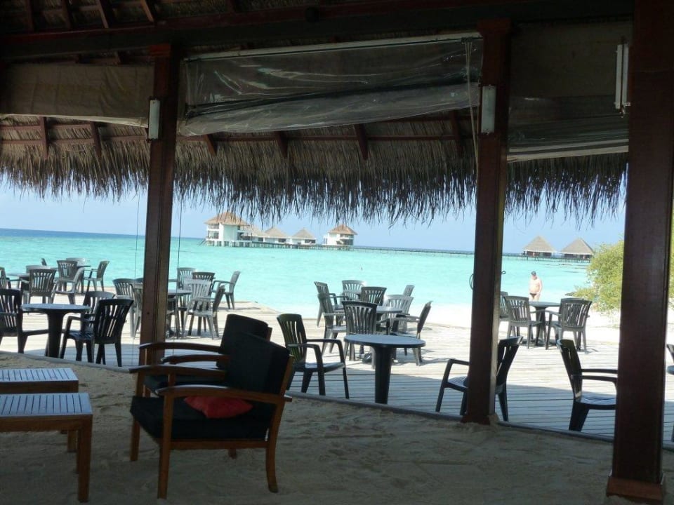 Bar mit Sandboden Adaaran Club Rannalhi - All Inclusive