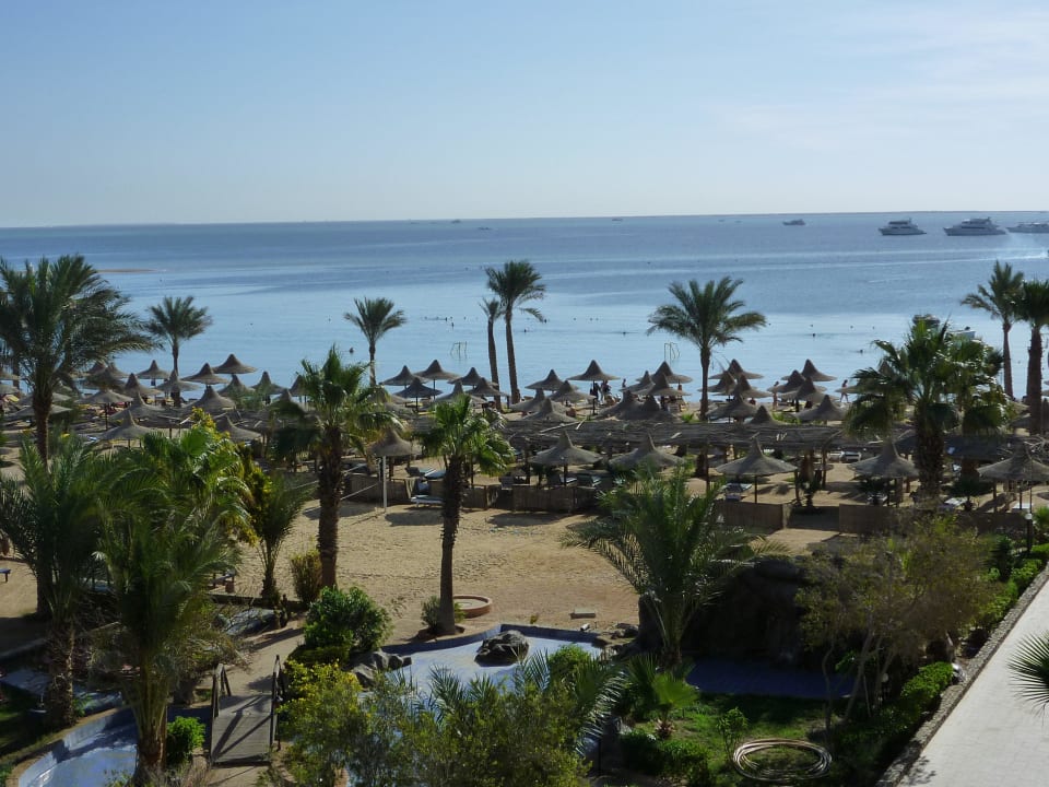 Blick vom Balkon - 4. Stock Giftun Azur Resort