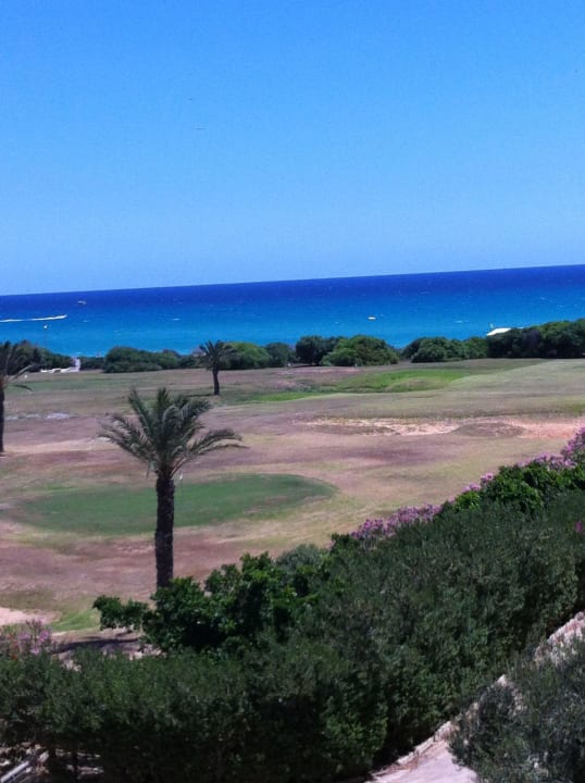 Vom Balkon der Golfplatz Nour Palace Resort & Thalasso