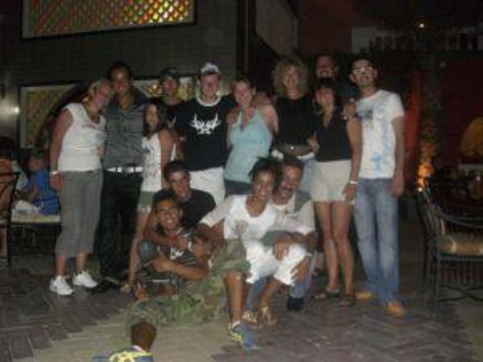 Das komplette Animationsteam Juli 2008 Pickalbatros Alf Leila Wa Leila Resort - Neverland Hurghada