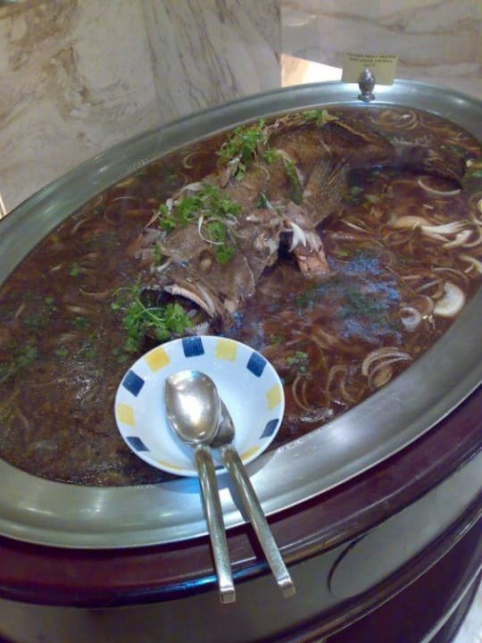 Fish at buffet Hotel Caravelle Saigon