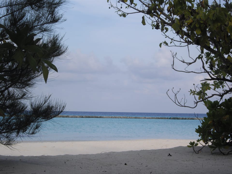 Blick aus unserem Zimmer Summer Island Maldives