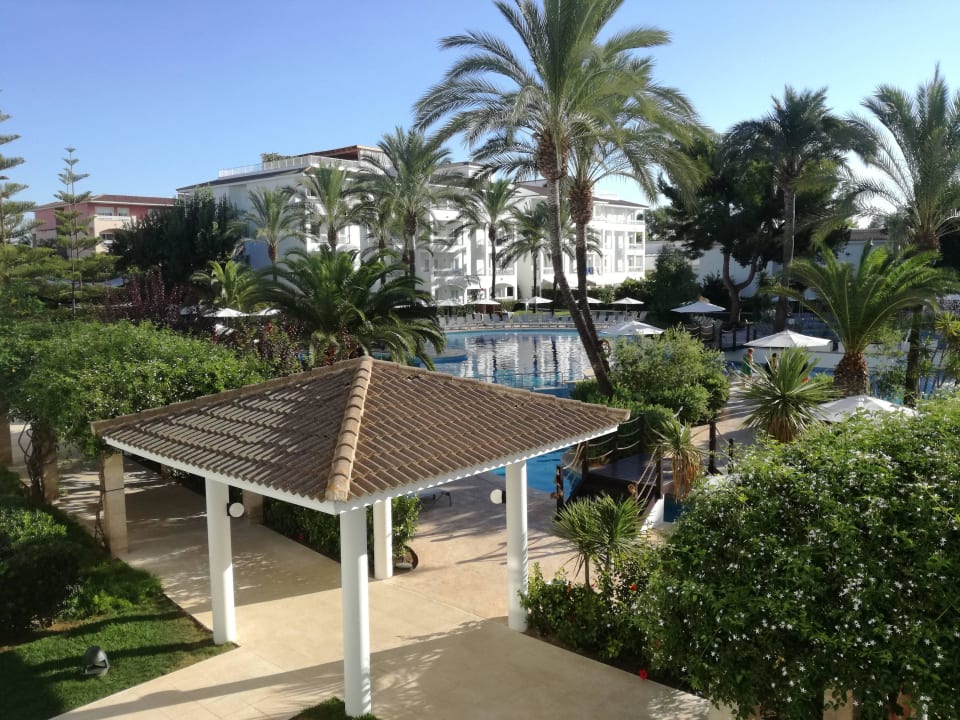 Ausblick aus unseren Hotelzimmer Prinsotel La Dorada