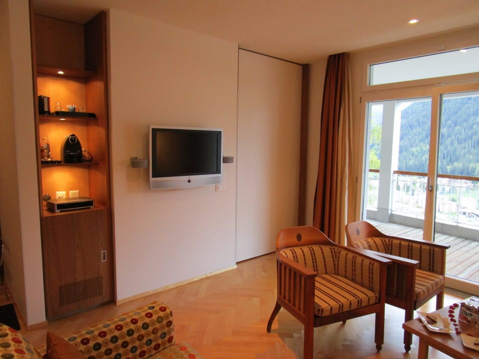 Wohnzimmer Suite 404 Waldhotel & SPA Davos - for body & soul